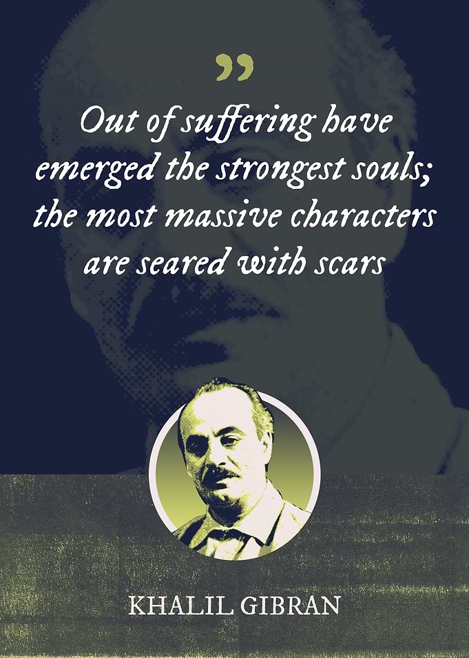 Out of suffering have