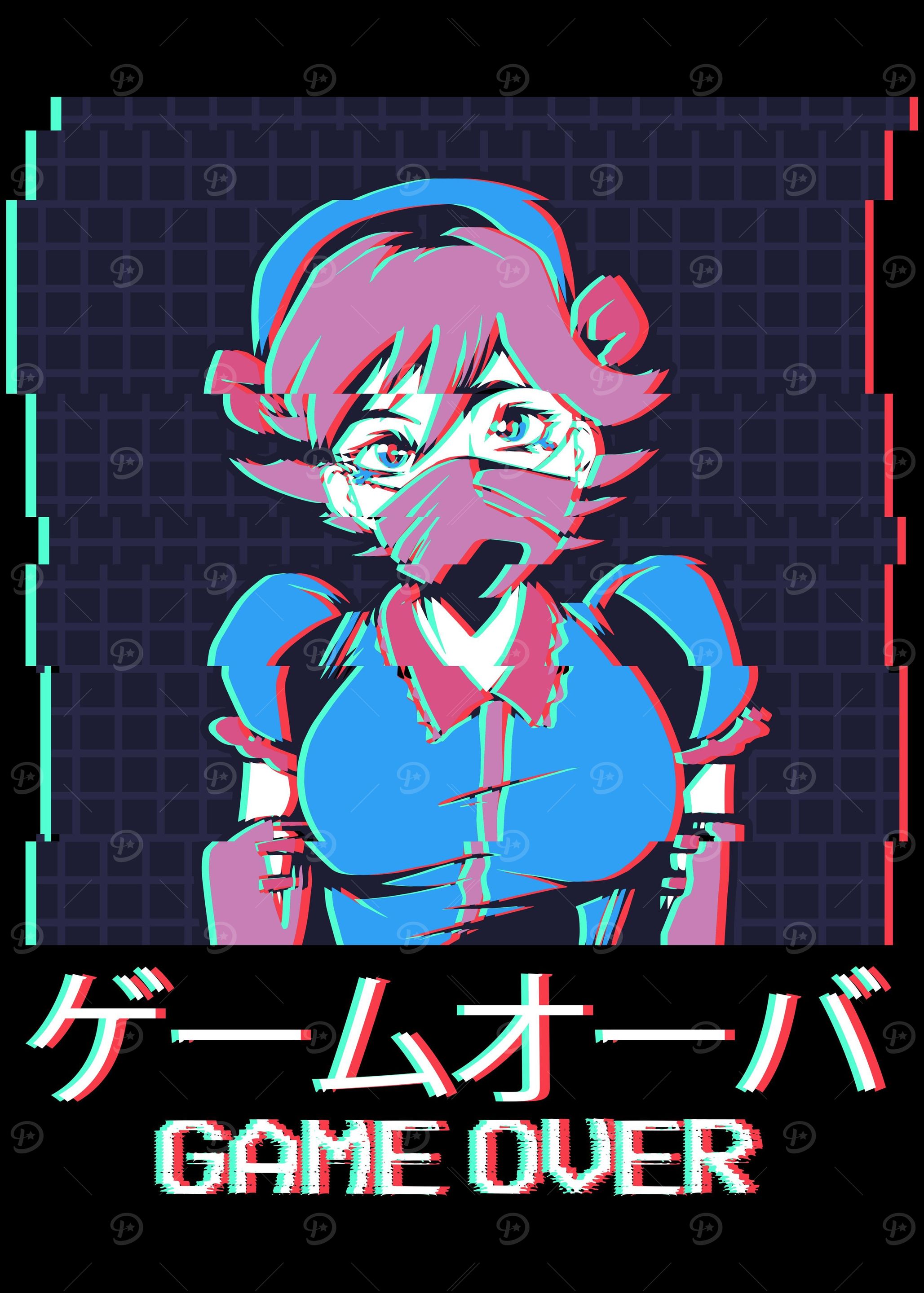 Game Over Anime Girl