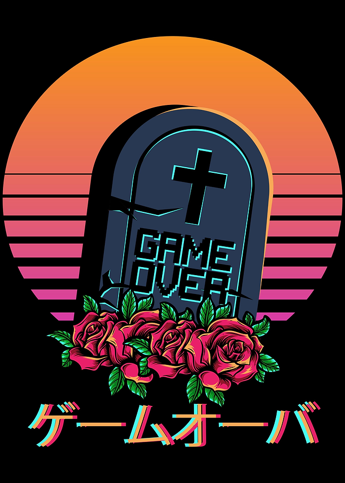 Game Over Vaporwave Japan