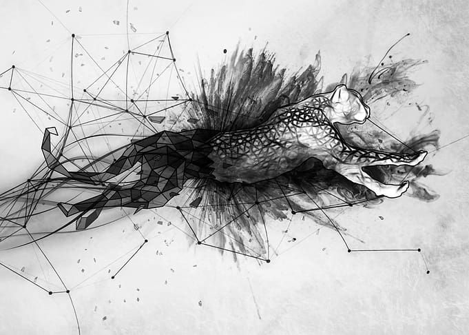 Cheetah origami