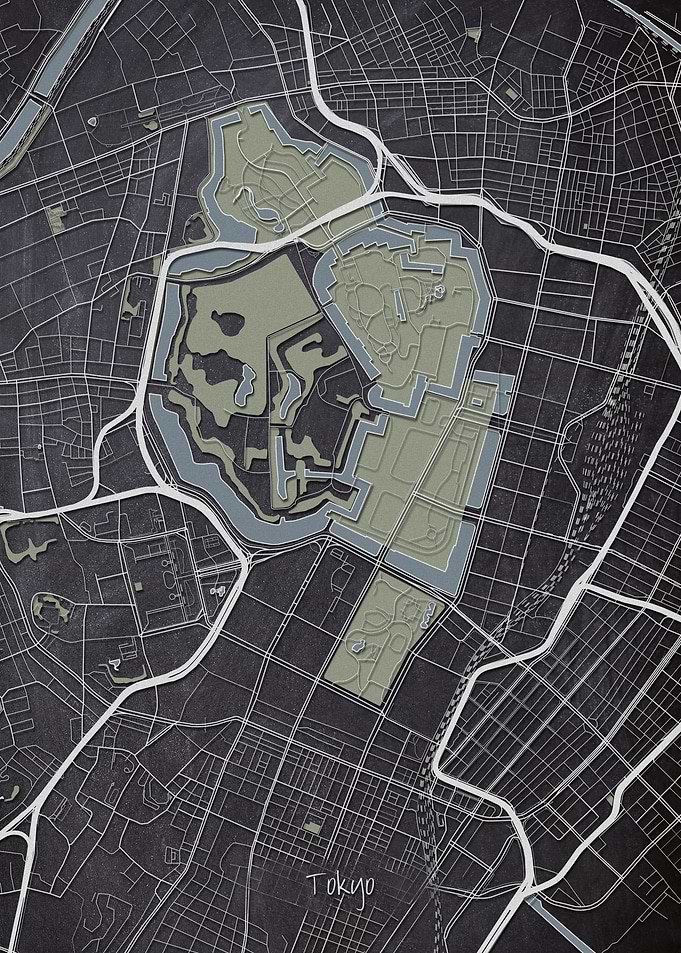 Tokyo Downtown Map