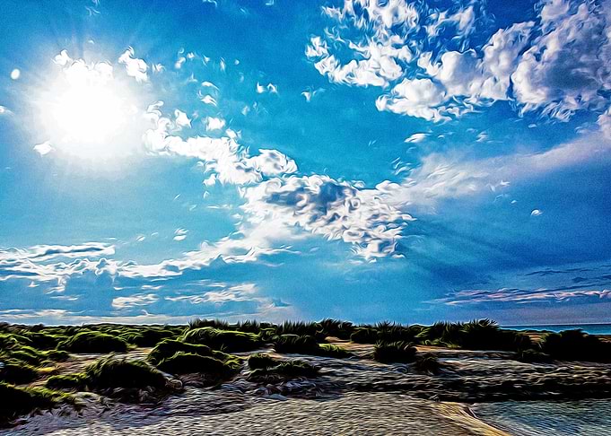 Beach in Salento