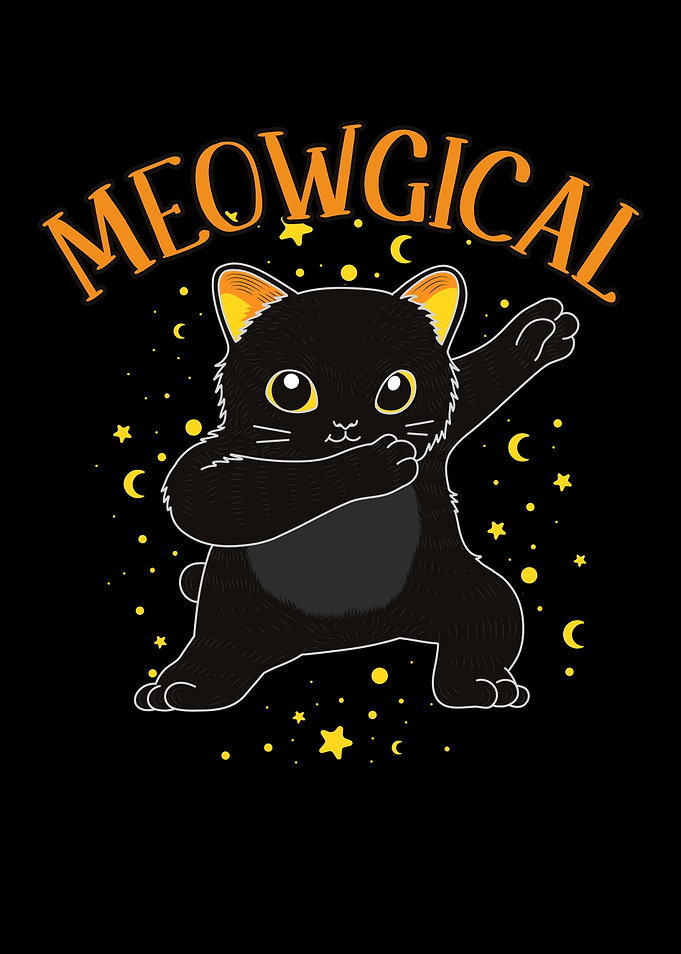 Dabbing Black Cat Magic