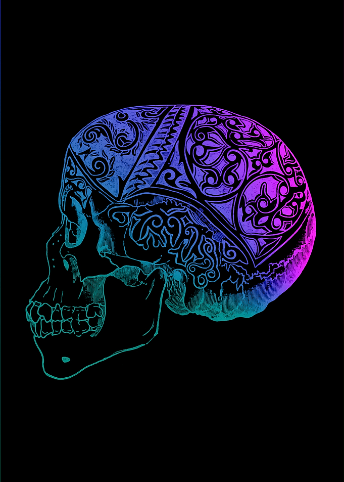 Tattooed skull