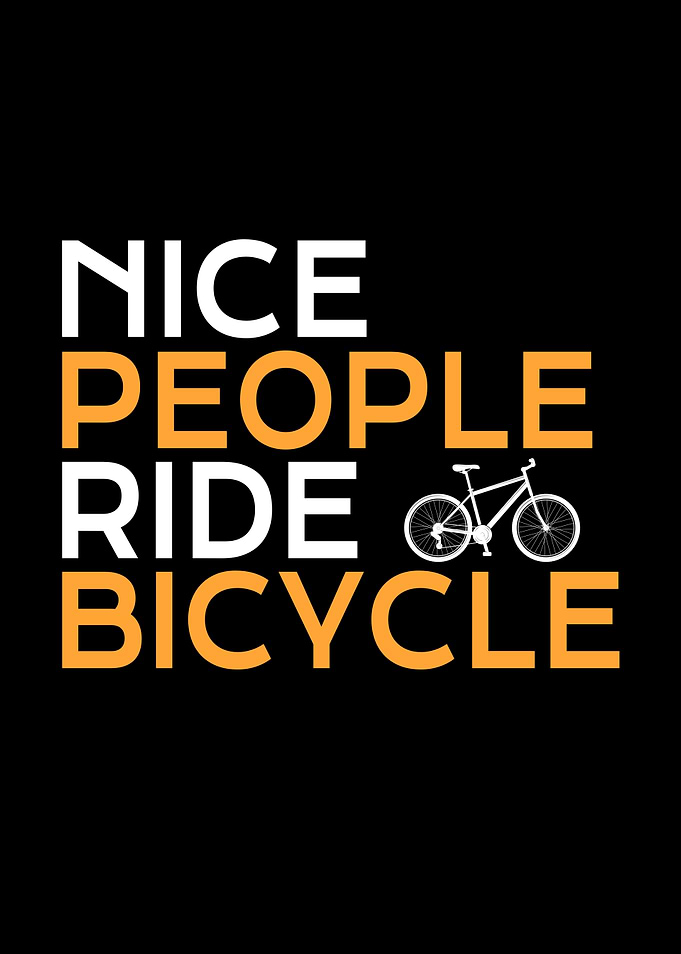 nice people ride bicycle