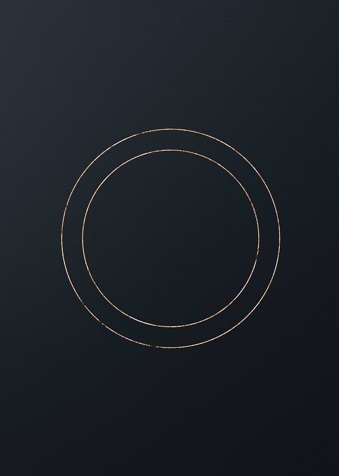Gold Geometric Glyph