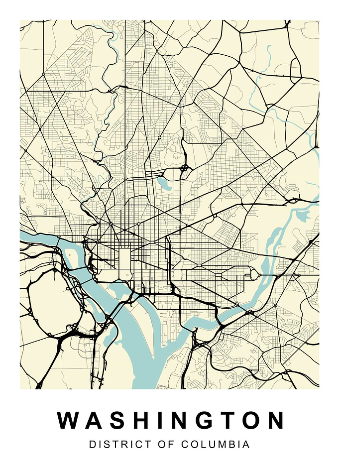 Washington City Map