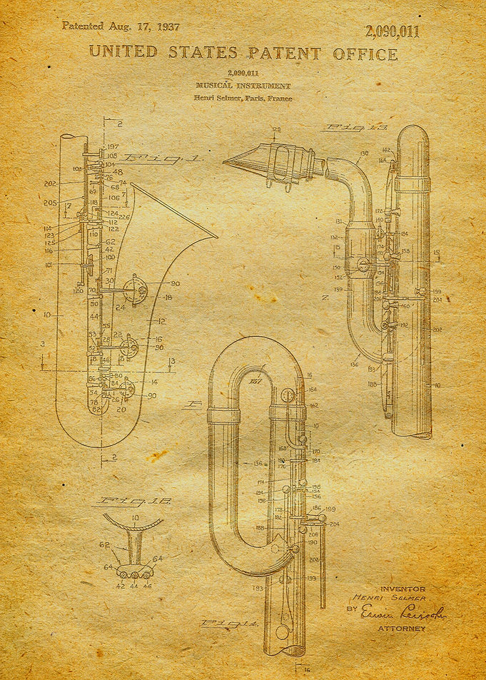 2 Saxophone Patent