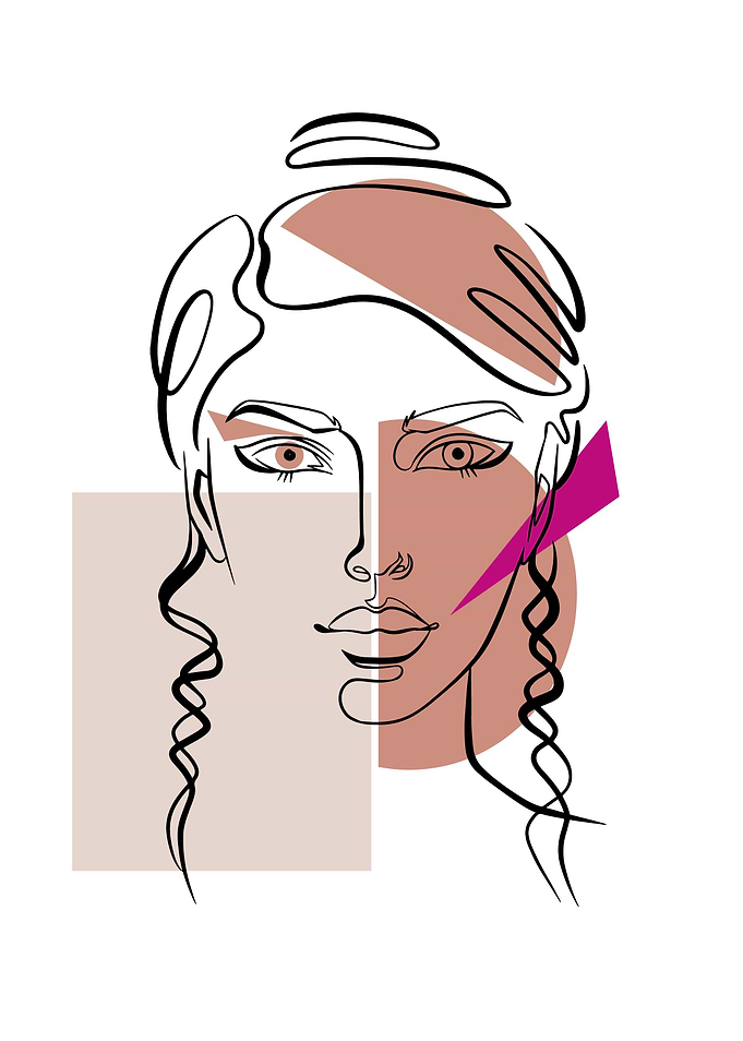 Minimalist Face Art