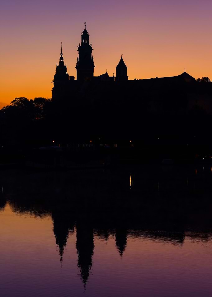 Wawel Castle Silhouette
