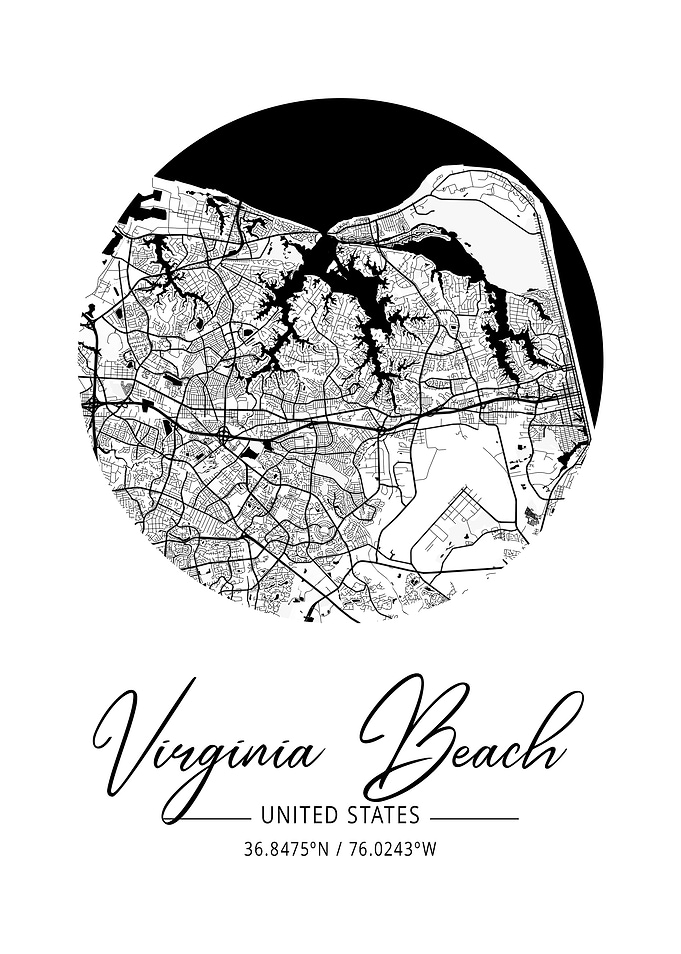Virginia Beach Area Map