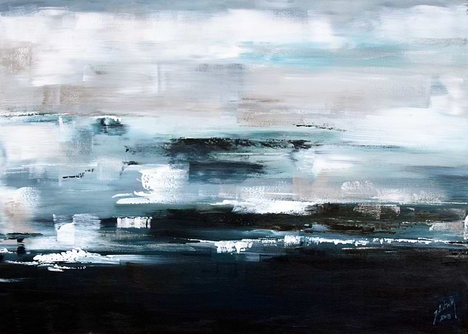 ABSTRACT sea modern art