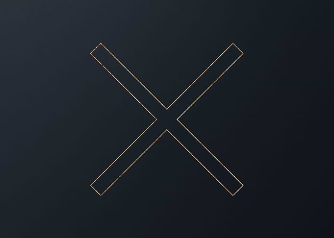 Gold Geometric Glyph