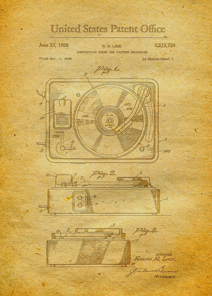 10Record Player Patent 19