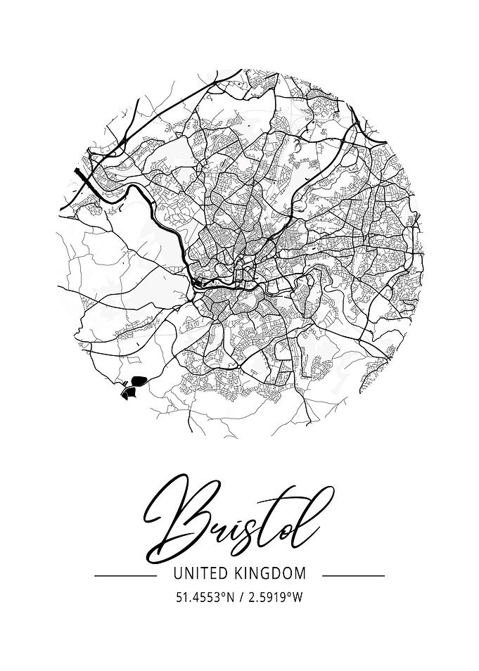 Bristol Area City Map