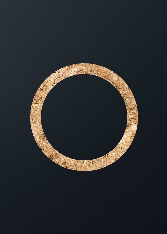 Gold Geometric Glyph