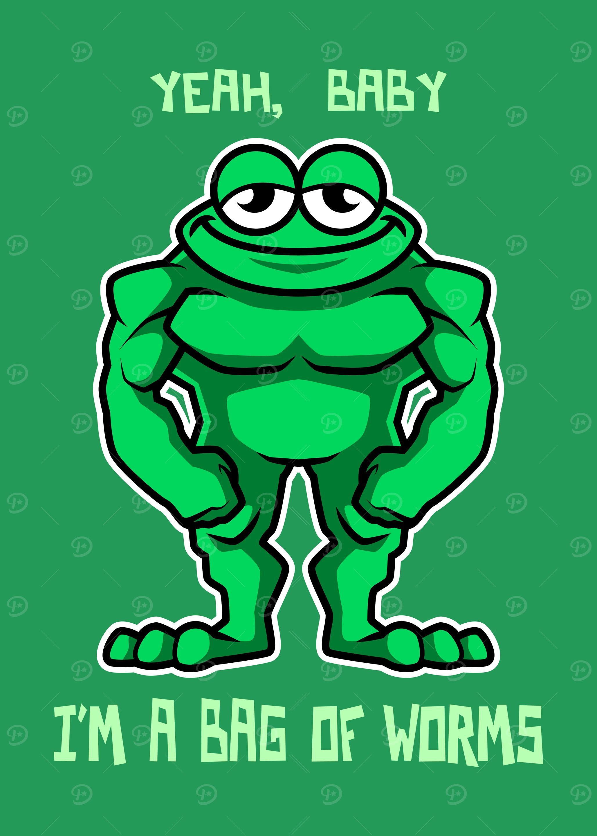 Funny Cute Fit Frog
