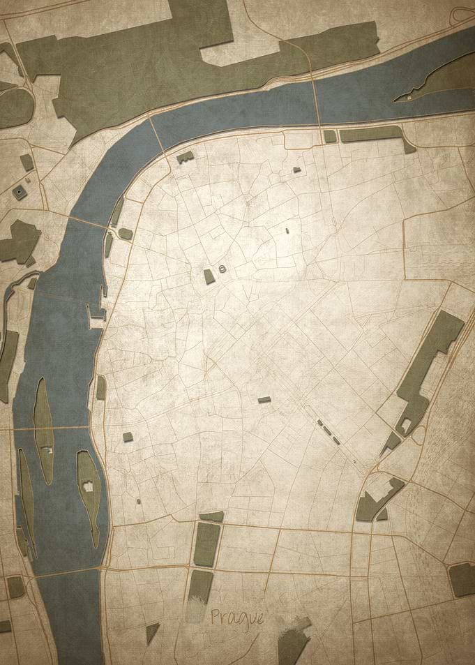 Prague Downtown Map