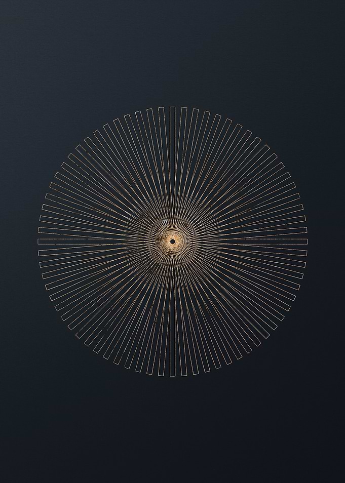 Gold Geometric Glyph