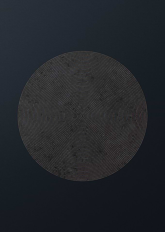 Gold Geometric Glyph