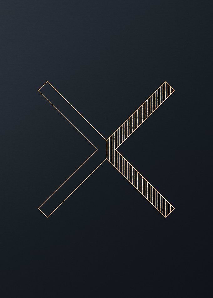 Gold Geometric Glyph