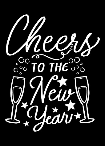 Cheers To New Year Holiday