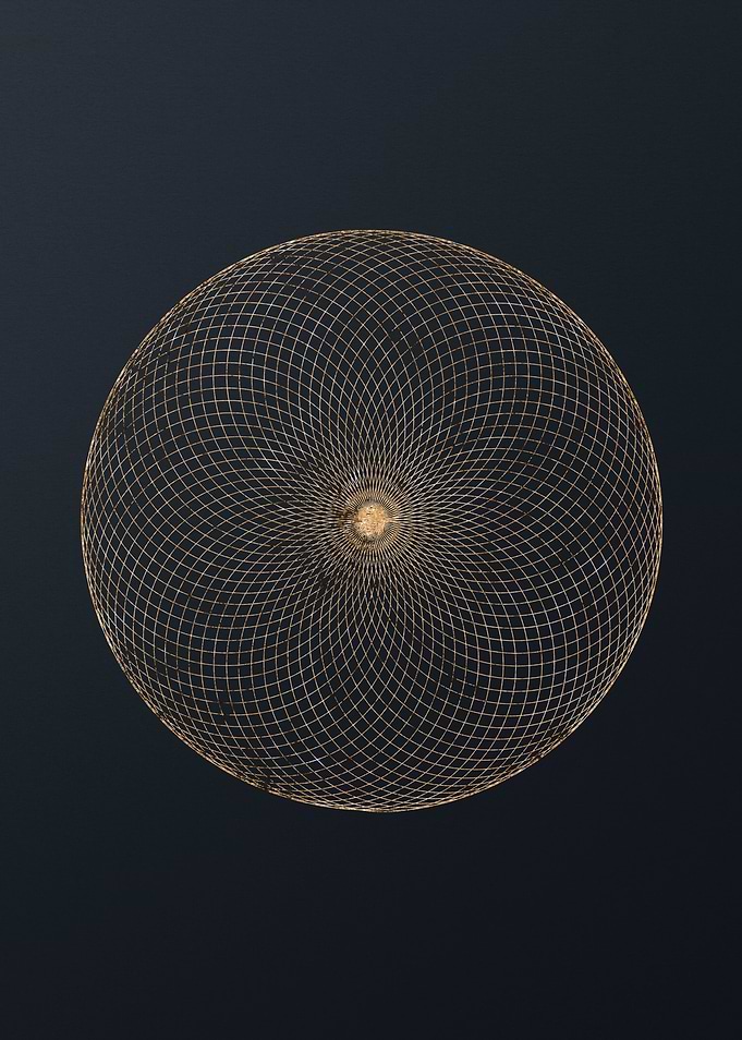 Gold Geometric Glyph