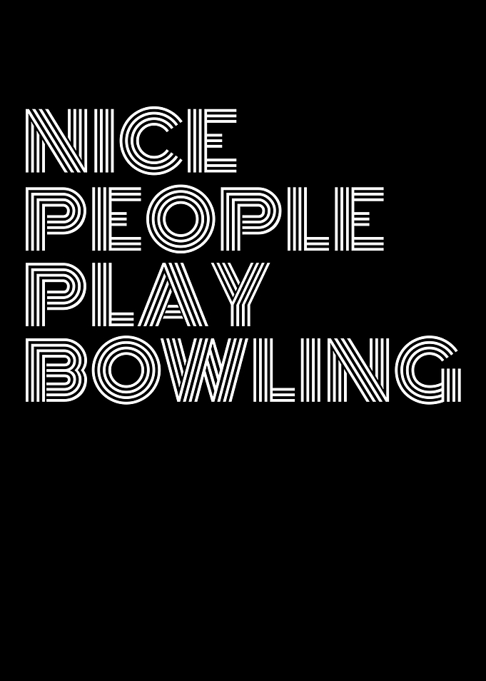 nice people play bowling