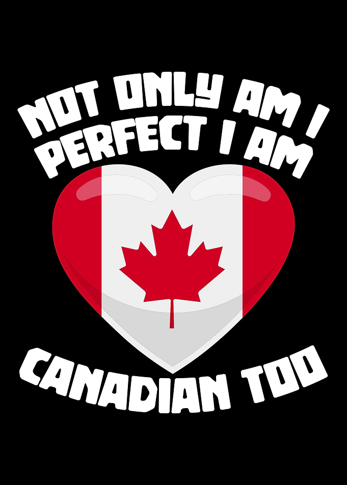 I am canadian Canada flag