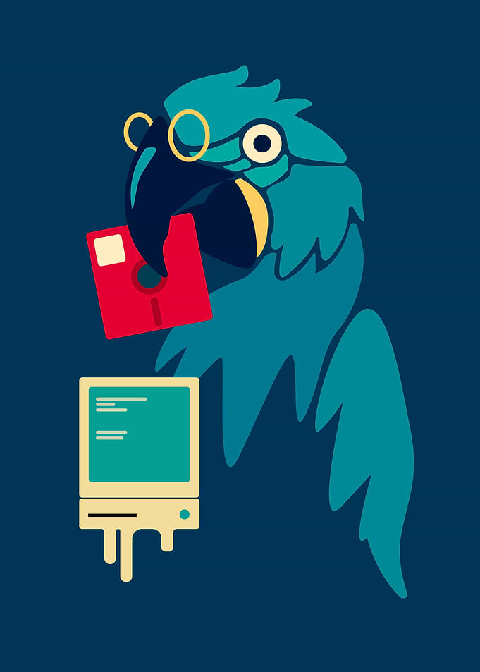 Surrealistic Parrot