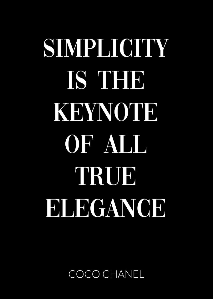 Coco Chanel Simplicity