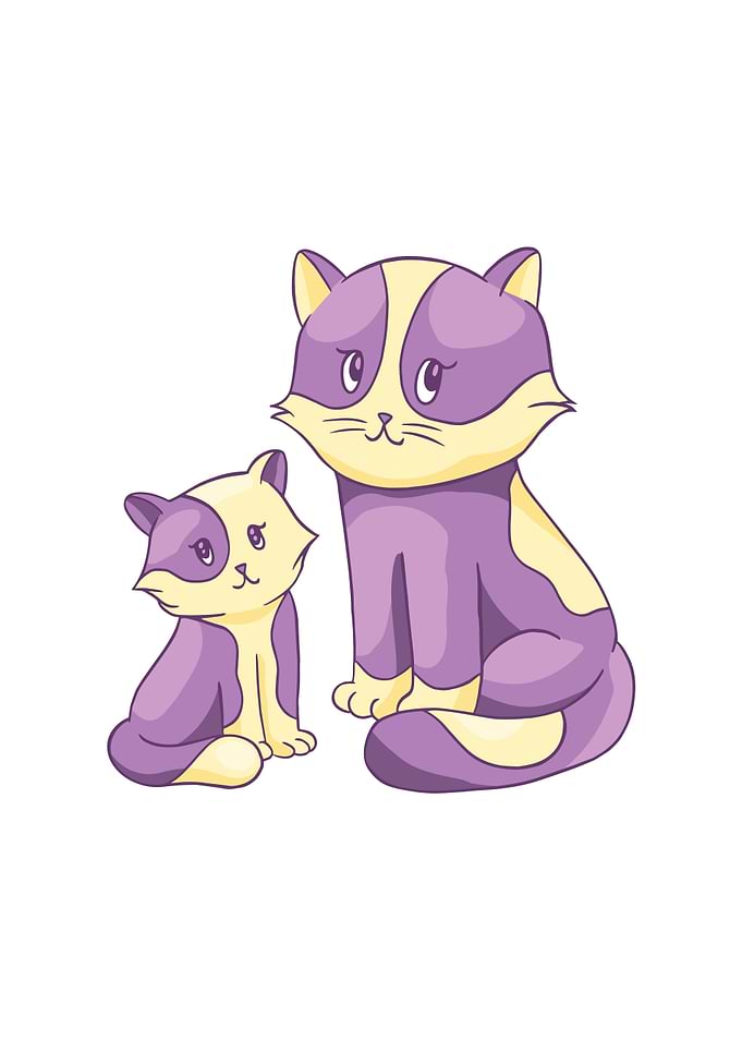 CAT AND KITTEN