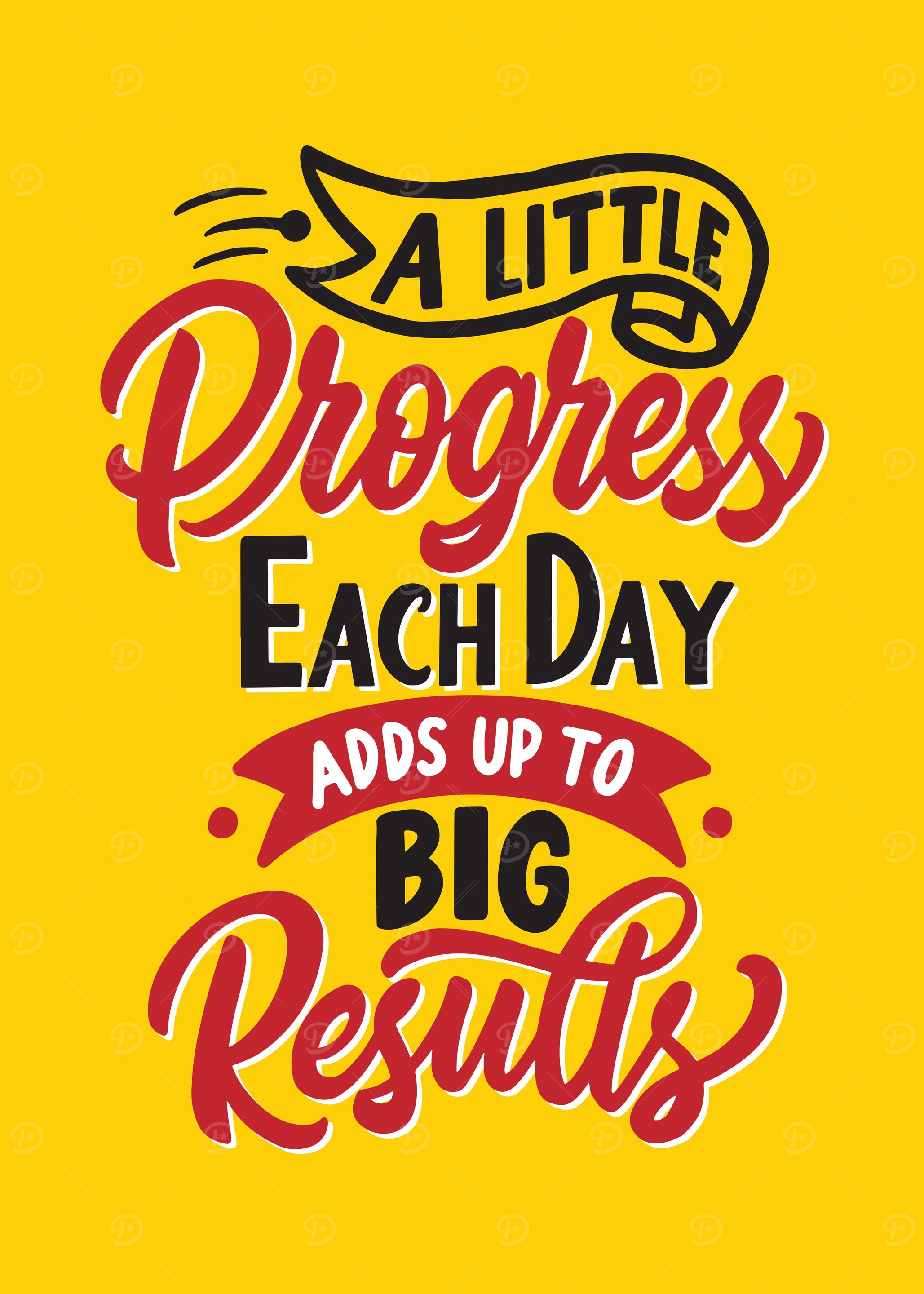 A little progress each day