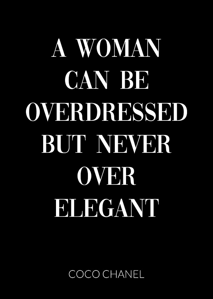Coco Chanel Quote