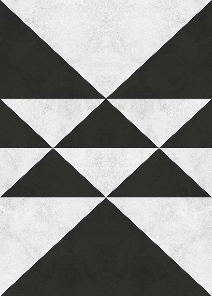 geometric black white I