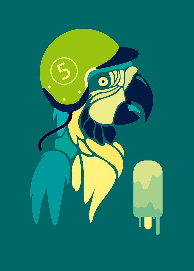 Surrealitic Macaw