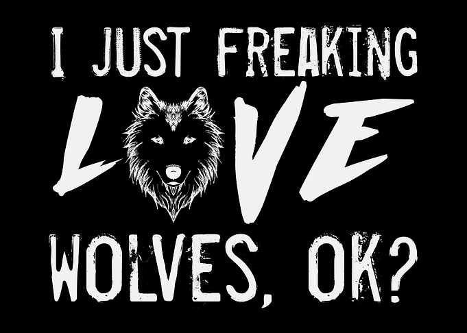 Wolf Love Saying Wolves