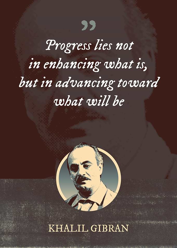 Progress lies not in