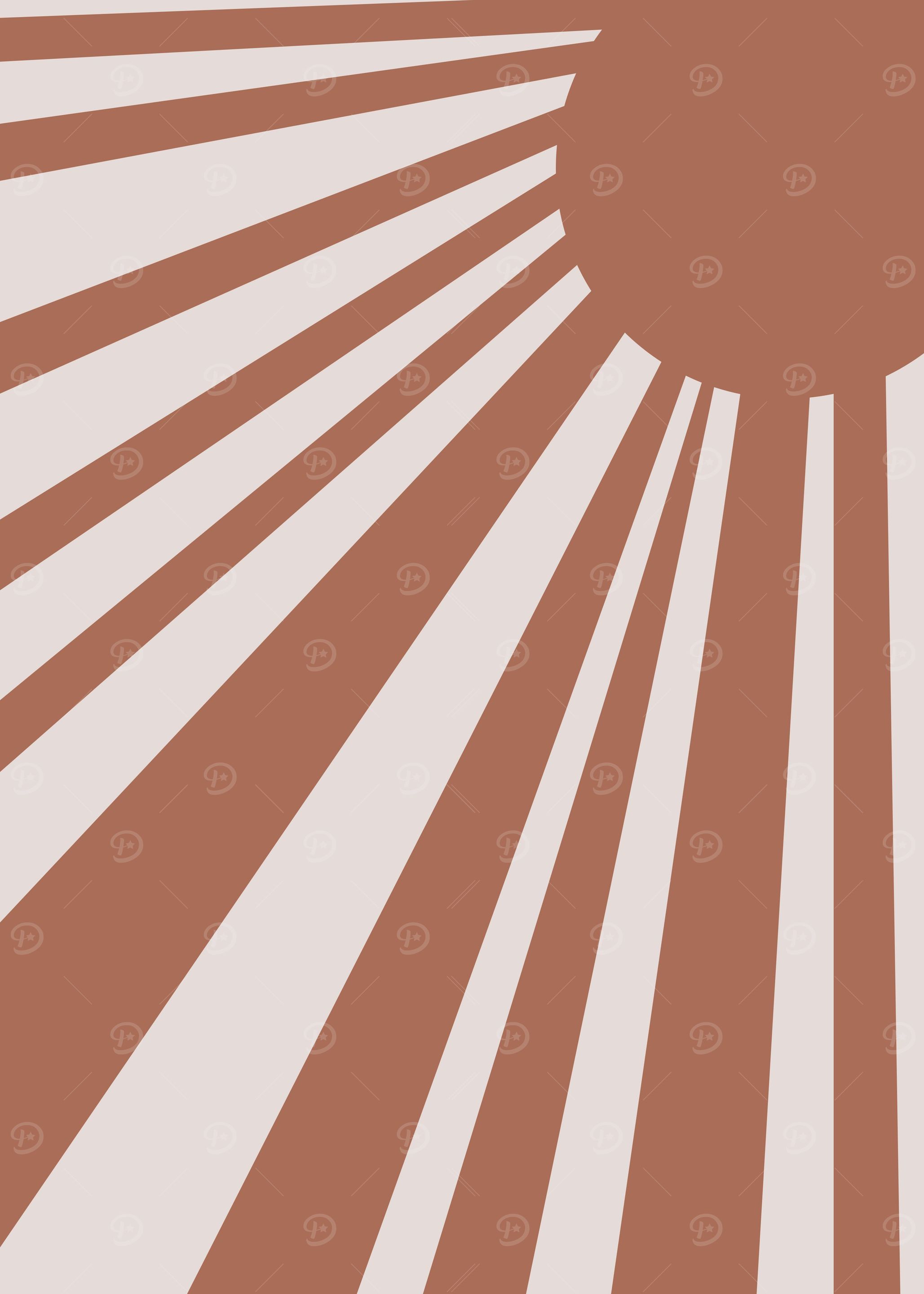Sun Bohemian Abstract Art
