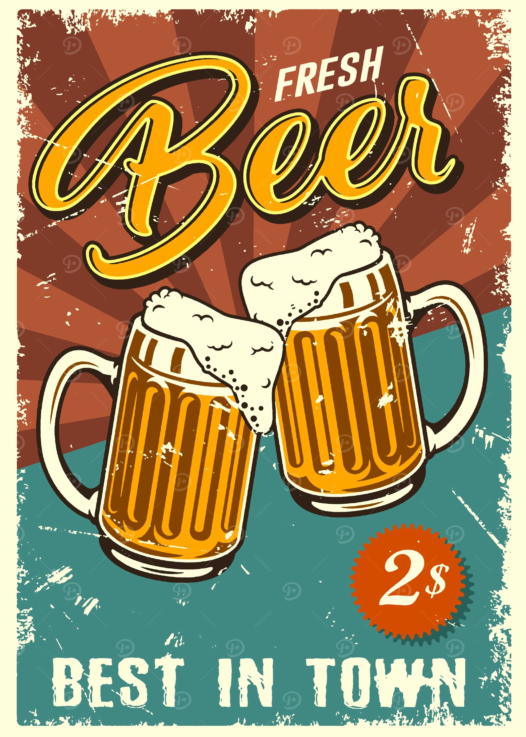 Beer Vintage Bier Retro