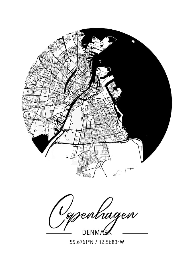 Copenhagen Area City Map