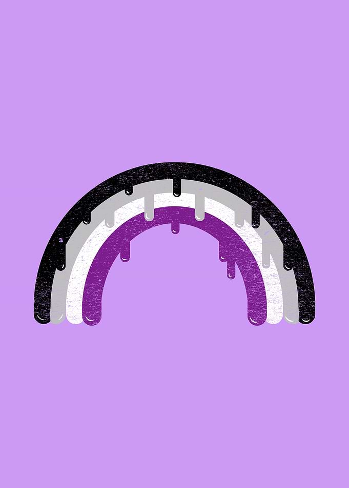 Dripping Asexual Rainbow