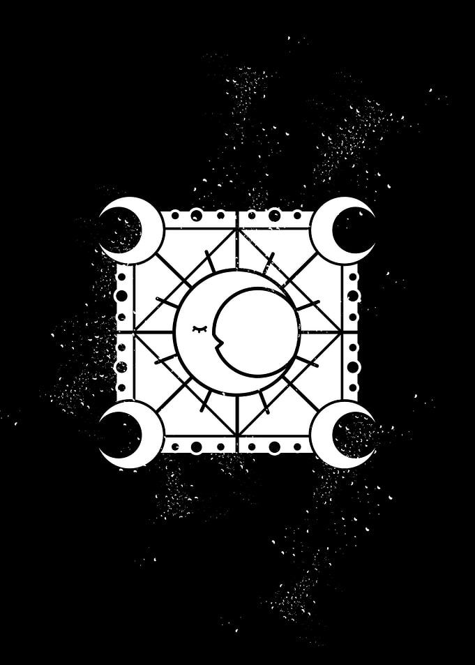 Moon Occult Wicca Tarot