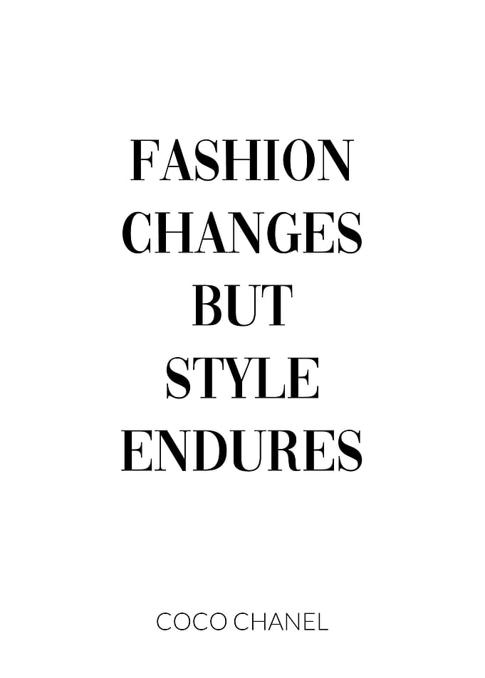Coco Chanel Quote Style