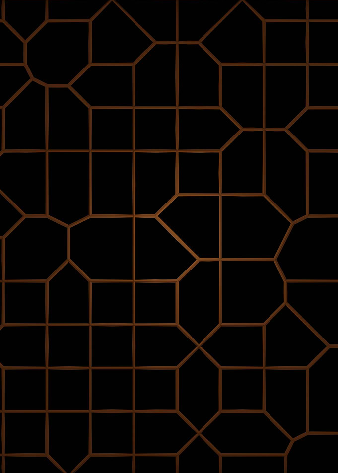 Abstract Art Deco Grid