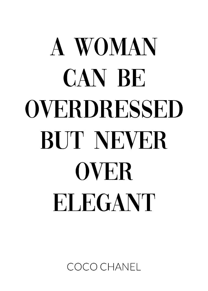 Coco Chanel Quote