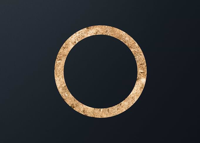 Gold Geometric Glyph