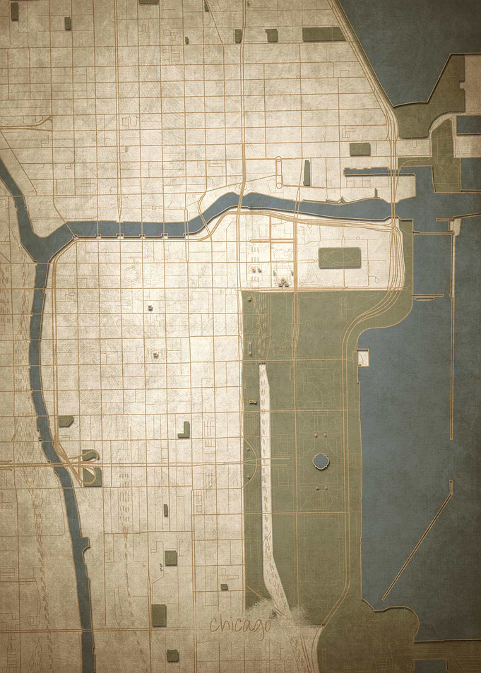Chicago Downtown Map