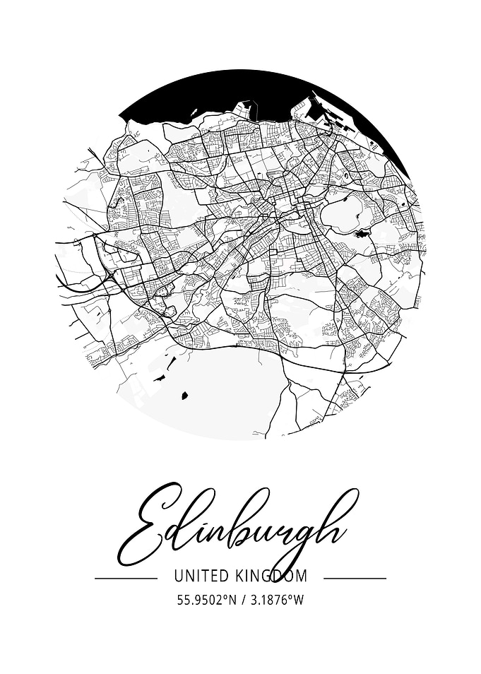 Edinburgh Area City Map