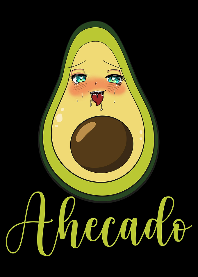 Ahegao Face Avocado Hentai